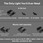 Olight Rail Mount for mini weapon lights