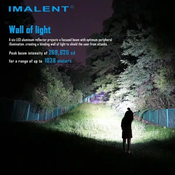Imalent R60C, 18000Lumen, 1038m Throw