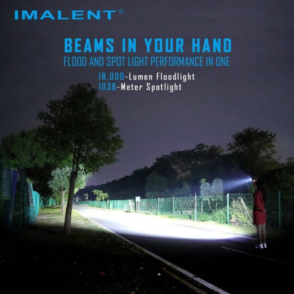 Imalent R60C, 18000Lumen, 1038m Throw