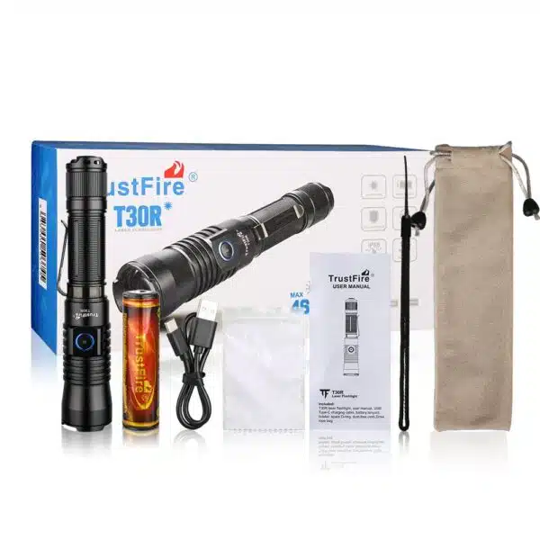 新品 TrustFire T30R LEP 照射距離1100m 460ルーメン TrustFire T30R LEP 460 Lumen 1100m Throw Tactical Flashlight