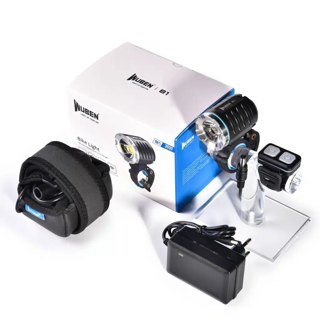 WUBEN B1 Professional MTB Bicycle Light 3600 Lumens Continuous Emitting Rechargeable Waterproof Bike Light