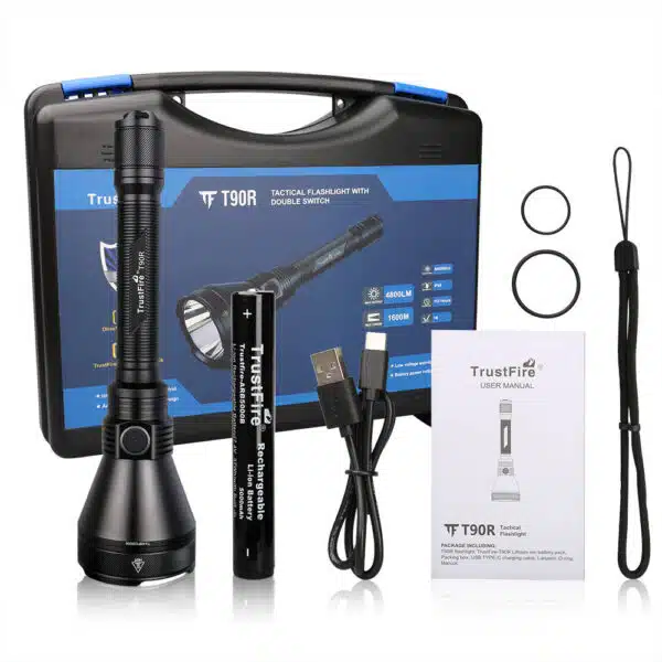 TrustFire T90R Kit A 4800lm, 1600m Throw