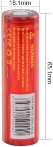 TrustFire 18650 3000mAh
50A Unprotected
Flat Top