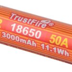 TrustFire 18650 3000mAh
50A Unprotected
Flat Top