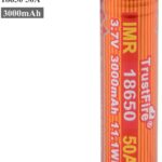 TrustFire 18650 3000mAh
50A Unprotected
Flat Top