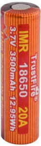 TrustFire 18650 3500mAh 20A Flat Top