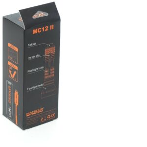 Manker MC12 II (red, Green or white beam)