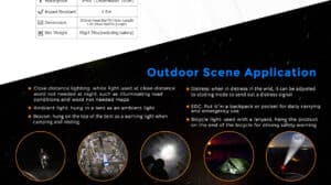 Brinyte A01 Apollo 4 light colours
