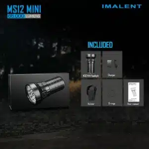 Imalent MS12 Mini, 65000lm, 1036m Throw