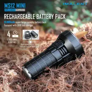 Imalent MS12 Mini, 65000lm, 1036m Throw