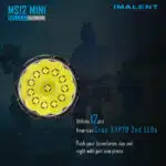 Imalent MS12 Mini, 65000lm, 1036m Throw