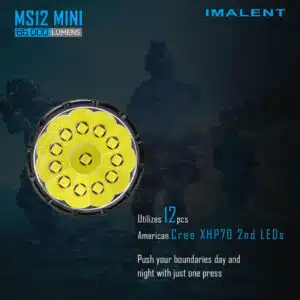Imalent MS12 Mini, 65000lm, 1036m Throw