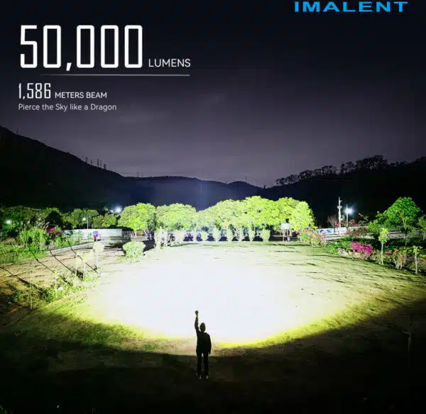 Imalent MR90, 50000lm, 1586m throw
