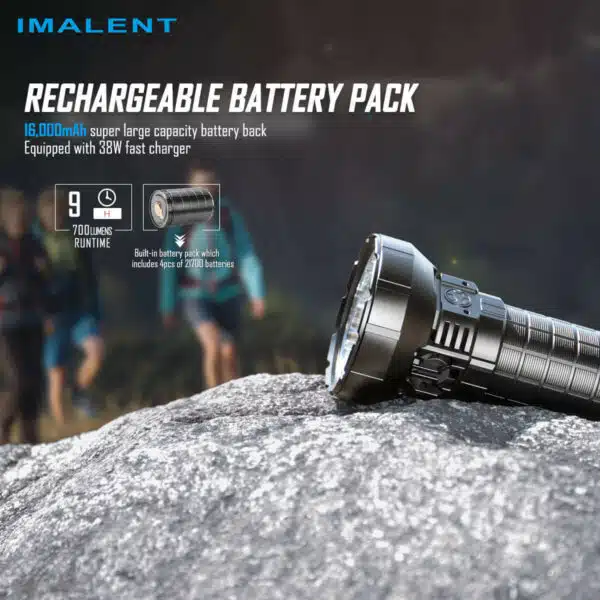Imalent MR90, 50000lm, 1586m throw