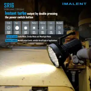 Imalent SR16 - 550000lm, 1715m
