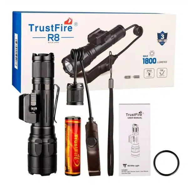 TrustFire R8, 1700lm, 350m