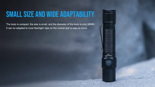 TrustFire T10R, 1800lm, 276m Tail switch