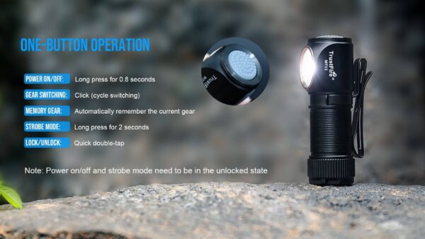 TrustFire MT15, 1000lumen, 105m