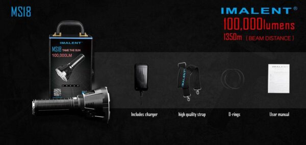 Imalent MS18 - 100 000 lumen