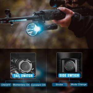 TrustFire T70 2300lumen, 1000m Hunting Flashlight SET