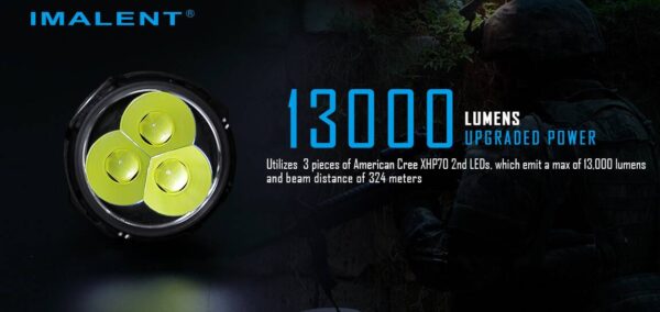 IMALENT MS03 13000 LUMEN 324m Throw FLASHLIGHT