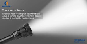 Brinyte T28 Artemis, 650lumen, 525m Throw