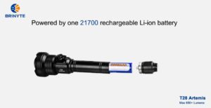 Brinyte T28 Artemis, 650lumen, 525m Throw