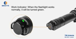 Brinyte T28 Artemis, 650lumen, 525m Throw
