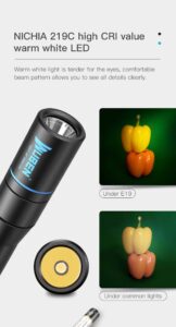 WUBEN E19 200 Lumens Hight CRI PenLight