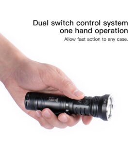 WUBEN P26 2 in 1 UV and White Flashlight 500lumen
