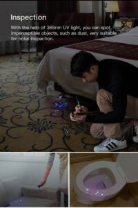 WUBEN P26 2 in 1 UV and White Flashlight 500lumen