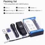 WUBEN P26 2 in 1 UV and White Flashlight 500lumen