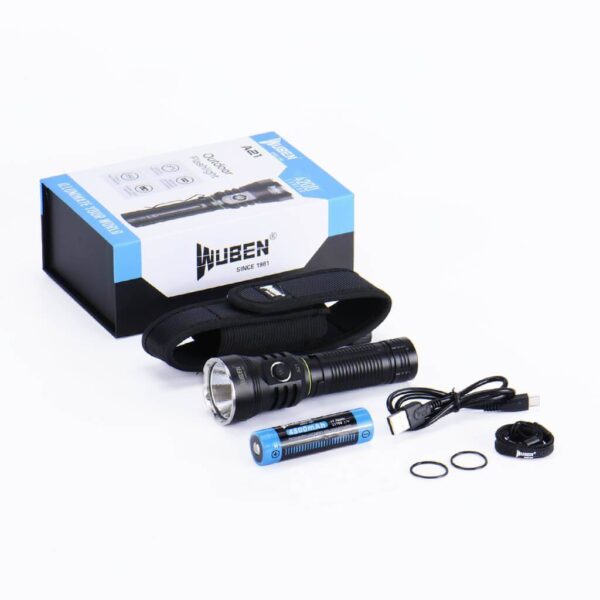 WUBEN A21 4200lm/ 222m Camping Flashlight Rechargeable