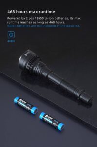 WUBEN H8 1800lm / 1000m Long Beam Distance LED Flashlight Rechargeable