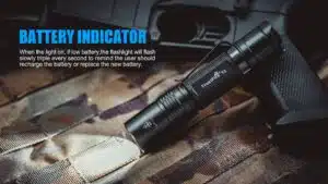 TrustFire T3 1000lm, 137m throw, EDC rechargeable 18650