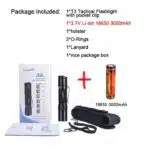 TrustFire T3 1000lm, 137m throw, EDC rechargeable 18650