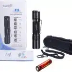 TrustFire T3 1000lm, 137m throw, EDC rechargeable 18650