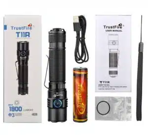 TrustFire T11R 1800 Lumen, 276m Throw - Rechargeable
