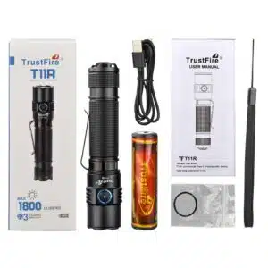 TrustFire T11R 1800 Lumen, 276m Throw - Rechargeable