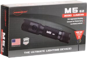 Powertac M5-G2 - 2,030 LUMEN EDC FLASHLIGHT