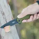 Olight Freeze 2 Folding Knife OD Green Oknife 154CM Blade 193mm