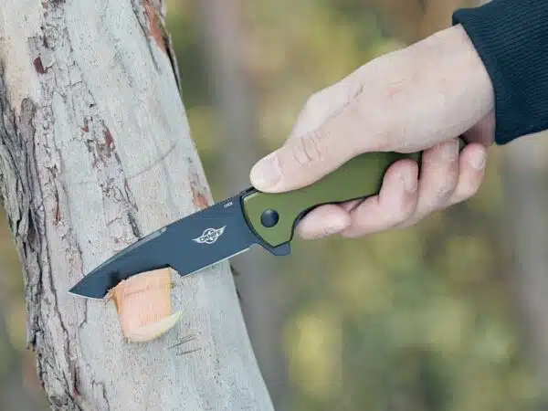 Olight Freeze 2 Folding Knife OD Green Oknife 154CM Blade 193mm - Image 9