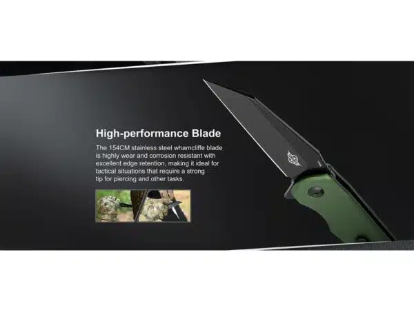 Olight Freeze Folding Knife OD Green Oknife 154CM Blade - Image 6