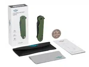 Olight Freeze Folding Knife OD Green Oknife 154CM Blade