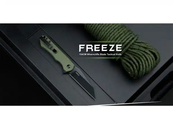 Olight Freeze Folding Knife OD Green Oknife 154CM Blade - Image 7