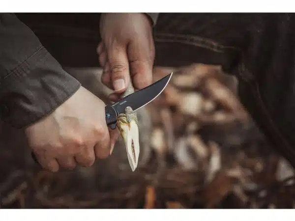 Olight Chital Folding Knife G10 Handle D2 Blade Black Oknife - Image 13