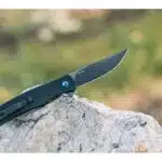 Olight Chital Folding Knife G10 Handle D2 Blade Black Oknife
