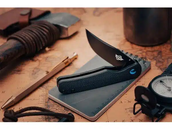 Olight Chital Folding Knife G10 Handle D2 Blade Black Oknife - Image 19