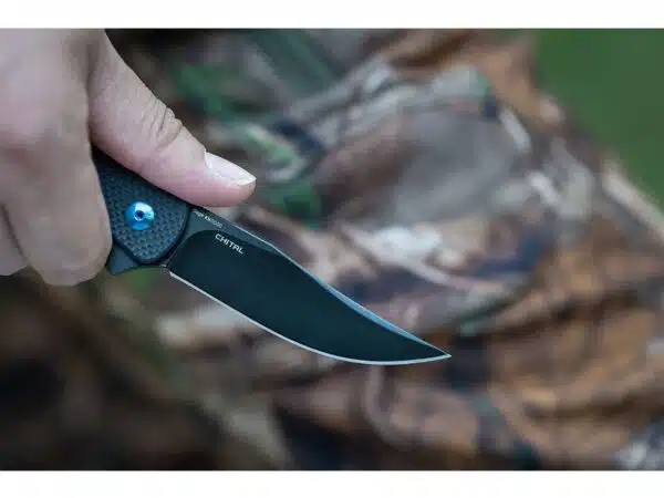 Olight Chital Folding Knife G10 Handle D2 Blade Black Oknife - Image 10