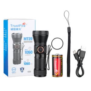 TrustFire MT20 1050 Lumens Flashlight with 286m Throw